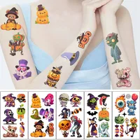 Halloween Pumpkin PVC Tattoos & Body Art 10 PCS/Package main image 4