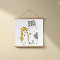 Cute Animal Cat   Wall Art sku image 27