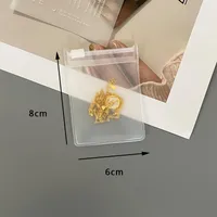 Simple Style Transparent EVA Jewelry Packaging Bags main image 4