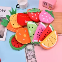 Unisex Fruit Plush Zipper Kids Wallets main image 2