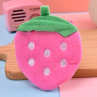 Unisex Fruit Plush Zipper Kids Wallets sku image 5