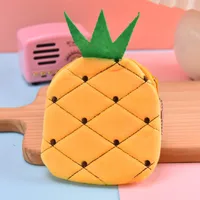 Unisex Fruit Plush Zipper Kids Wallets sku image 9