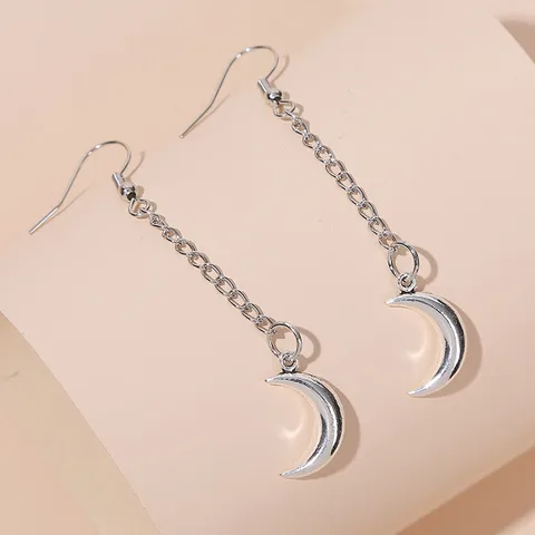 Fashion Geometric Plating Alloy No Inlaid Drop Earrings