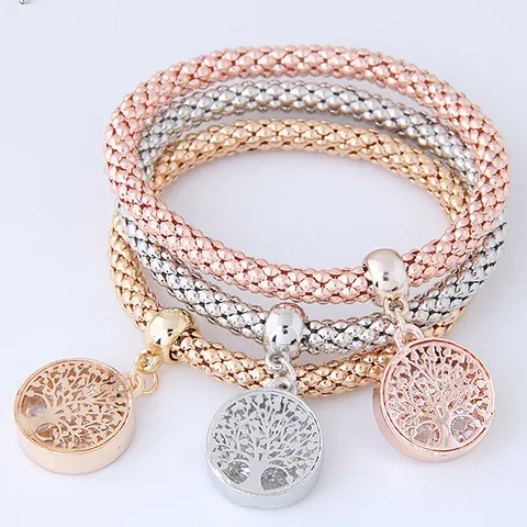 Fashion Round Alloy Wholesale Bangles