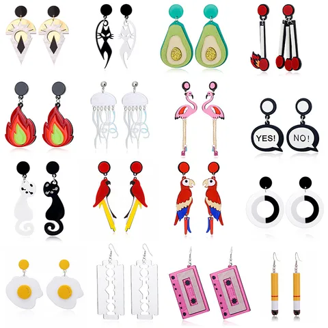 Fashion Geometric Plating Alloy No Inlaid Drop Earrings