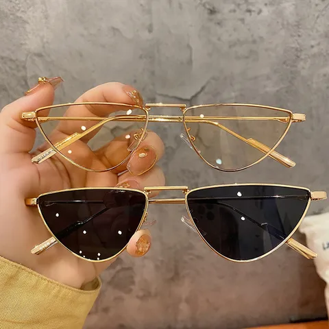 Fashion Metal Triangle Anti-ultraviolet Sunglasses