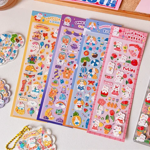 Cute Cartoon Gu Card Photo Sticker Card Holder Decoration 1 Piece