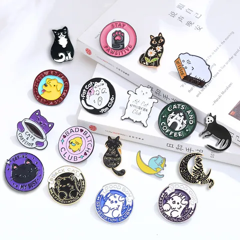 Fashion Animal Alloy Enamel Unisex Brooches