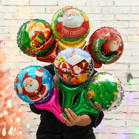 Christmas Santa Claus Aluminum Film Party Balloons 1 Piece