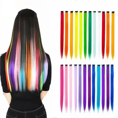 Women's Fashion Casual High Temperature Wire Long Straight Hair Wigs