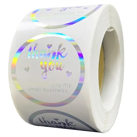 White Hot Laser Gold Letter Label Sticker Tape Wholesale