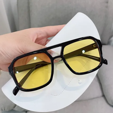 Retro Geometric Resin Polygon Full Frame Women's Sunglasses