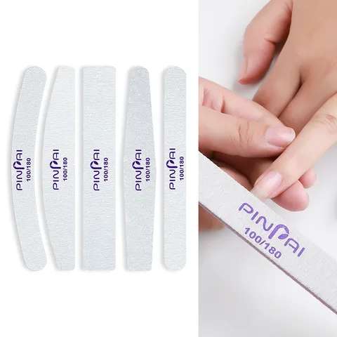 Nail Tool Double-sided Half-moon Nail File Manicure-shaped Nail Removal Rubbing Strip Polishing File