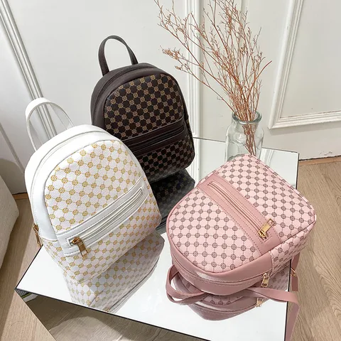 Fashion Printing Zipper Fashion Backpack