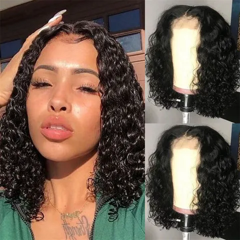 Women's Hip-hop Casual High-temperature Fiber Centre Parting Short Curly Hair Wigs