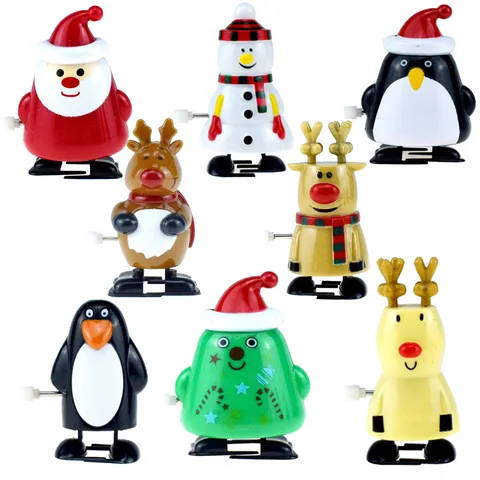 Christmas Santa Claus Snowman Plastic Party Ornaments