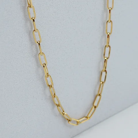 Wholesale Jewelry Fashion Geometric 304 Stainless Steel 18K Gold Plated Gold Plated Stainless Steel Necklaces