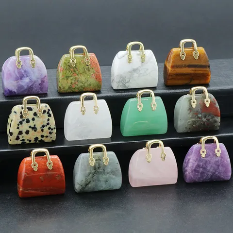 1 Piece 25 * 28mm Gem Bag Pendant