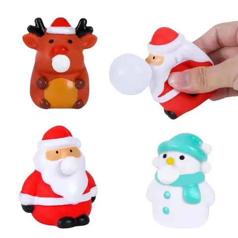 Christmas Santa Claus Snowman Tpr Party Ornaments 1 Piece