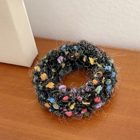 Simple Style Ditsy Floral Plush Hair Tie 1 Piece