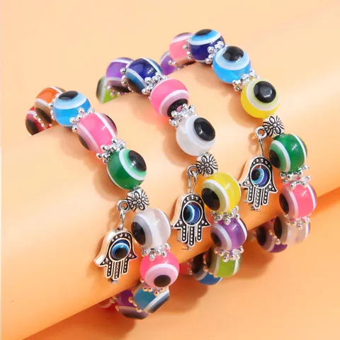 Simple Style Eye Ccb Alloy Women's Bracelets