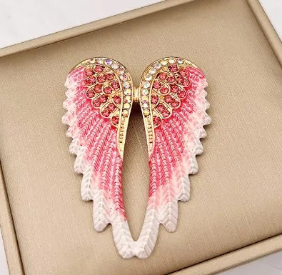 Retro Wings Flower Alloy Enamel Women's Brooches