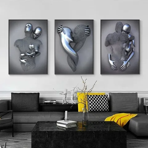 Casual Human Canvas Wall Art