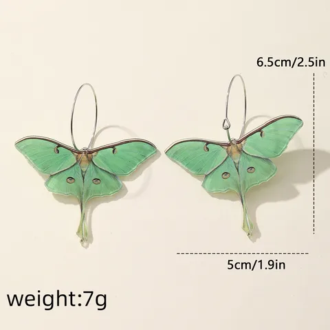 Fashion Insect Arylic No Inlaid Drop Earrings