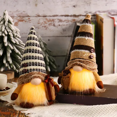 Christmas Cartoon Style Cute Pastoral Cartoon Character Cloth Indoor Party Festival Doll