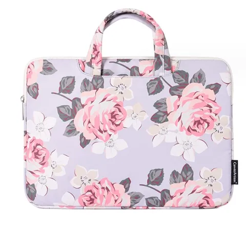 Women's Streetwear Flower Polyester Waterproof Briefcases