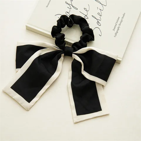 Simple Style Bow Knot Cloth Hair Tie 1 Piece