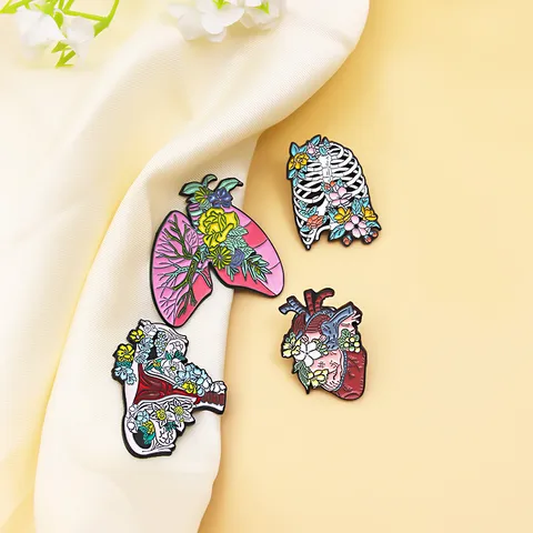 Simple Style Flower Alloy Enamel Unisex Brooches