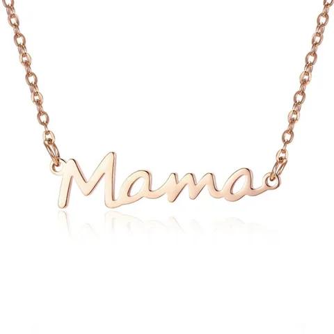 1 Piece Simple Style Letter Alloy Plating Women's Necklace