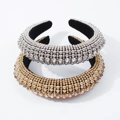 Simple Style U Shape Alloy Inlay Rhinestones Hair Band