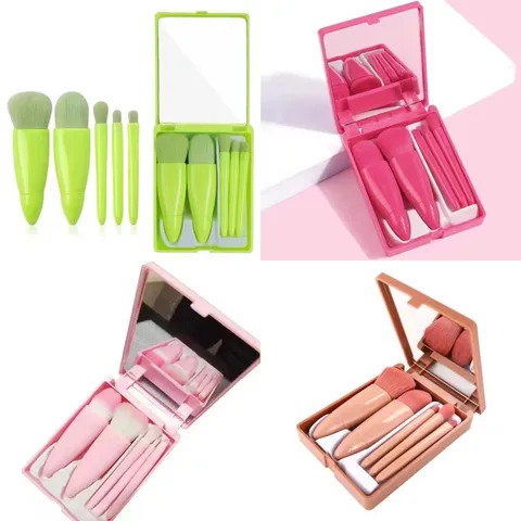 Casual Plastic Nylon Plastic Handle Makeup Brushes 1 Set