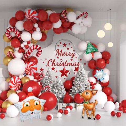 Christmas Simple Style Animal Aluminum Film Christmas Balloons