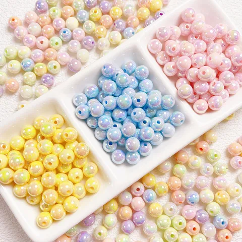 A Pack Of 30 Arylic Round Beads