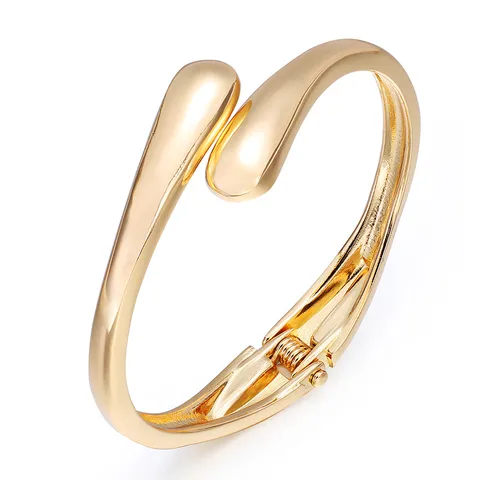 Simple Style Geometric Alloy Wholesale Bangle