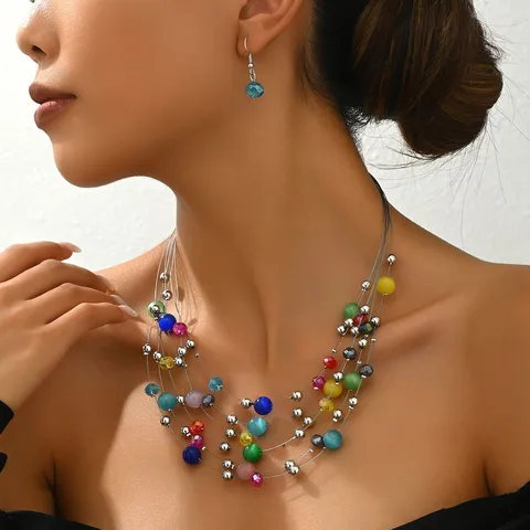 Vacation Bohemian Simple Style Shell Synthetics Alloy Women's Jewelry Set