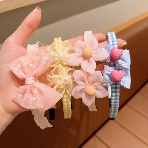 Kid'S Cute Flower Bow Knot Hair Band