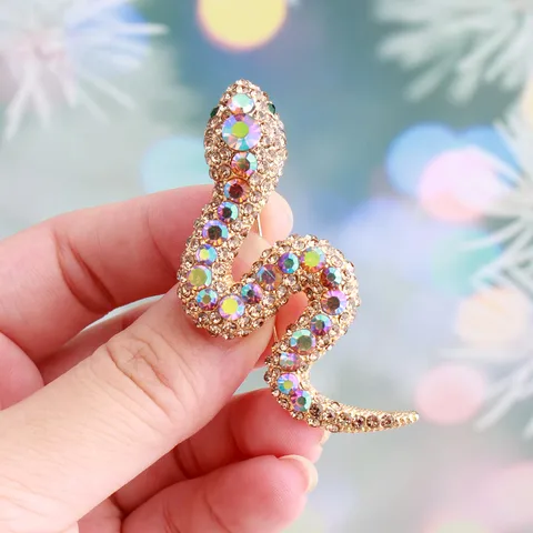 Cute Pastoral Classic Style Snake Alloy Unisex Brooches