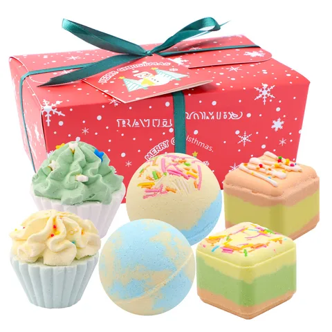 Spot Wholesale Essential Oil Cake Bath Salt Foot Bath Special Body Cleaning And Moisturizing Bath Salt Bath Ball Set