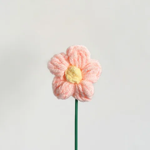 Cute Flower Yarn Artificial Flowers