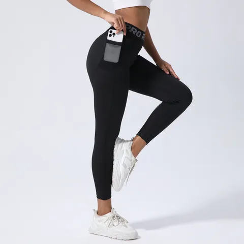 Casual Sports Letter Polyester Active Bottoms Jogger Pants