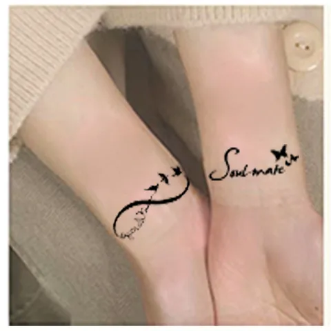 Direct New Small Fresh Tattoo Stickers High Sense  English Letters Small Figure Personalized Tattoo Stickers