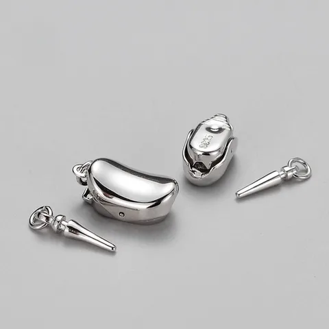 1 Piece Sterling Silver Ingot Jewelry Buckle Jewelry Accessories