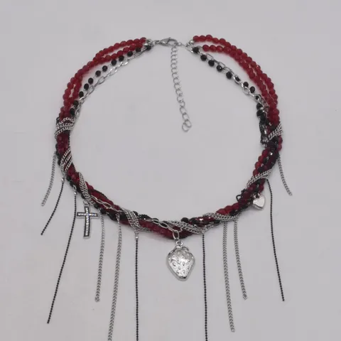 Classic Style Strawberry Artificial Crystal Alloy Wholesale Necklace