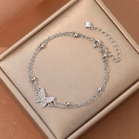 Sterling Silver Casual Elegant Glam Bracelets