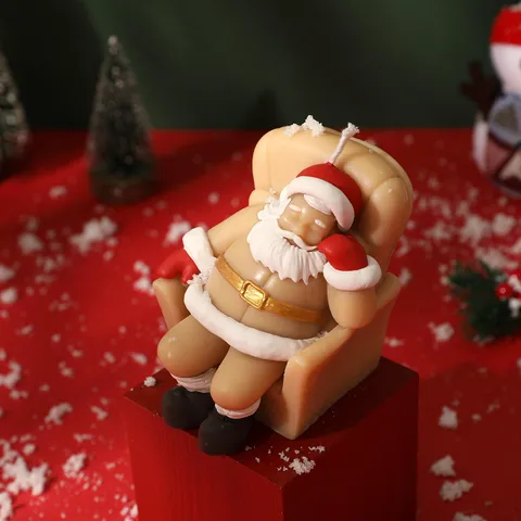 Christmas Cute Santa Claus Soybean Mixed Wax