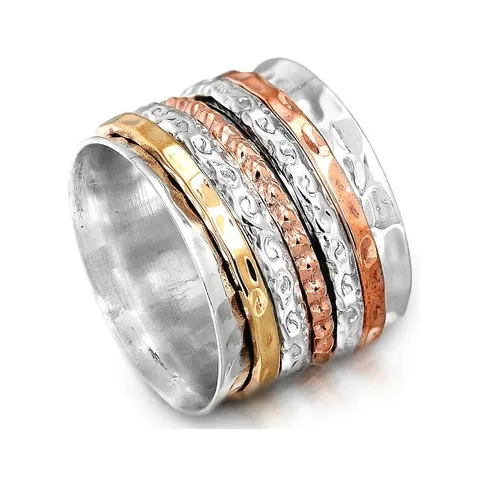 Elegant Retro Streetwear Geometric Alloy Plating Women's Rings